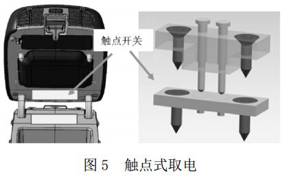 圖 5 觸點(diǎn)式取電